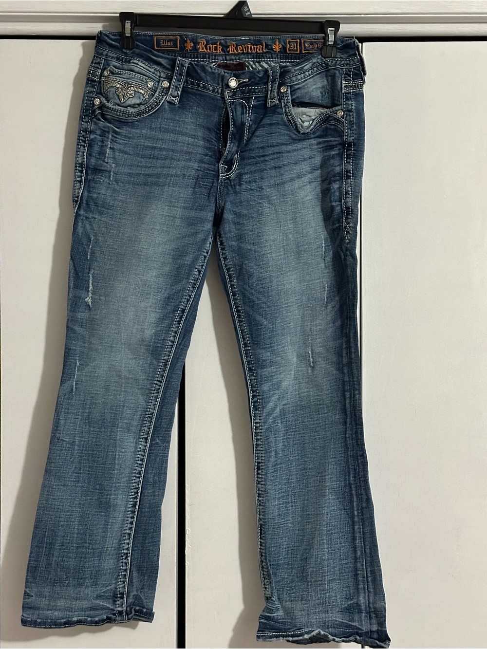 Rock Revival Women's Bootcut Jeans in Medium Blue Wash